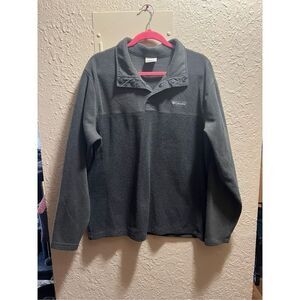Columbia Fleece 2 Tone Pullover Mens Size XL